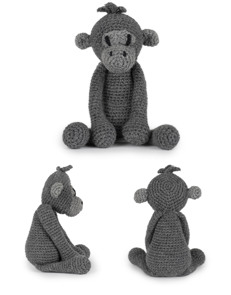 toft germaine the gorilla amigurumi crochet animal